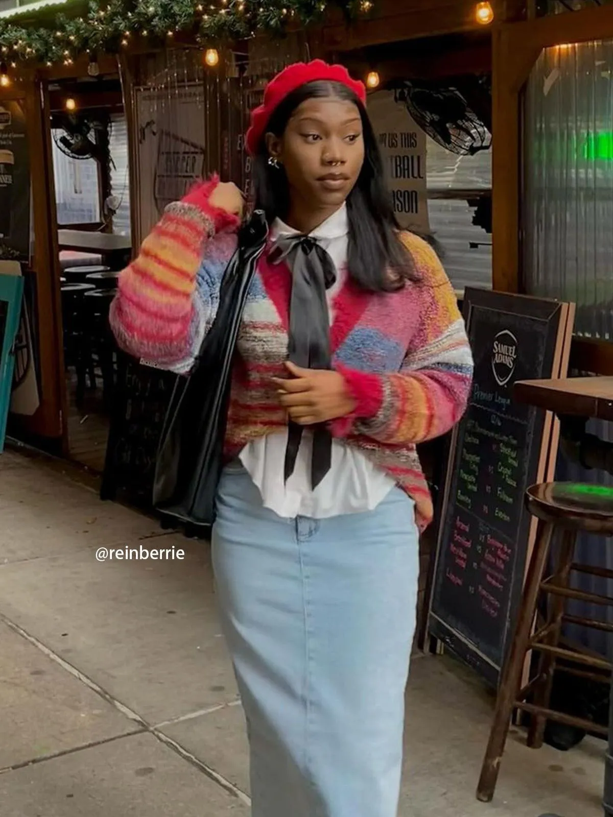 Aelfric Eden Fringe Stripe Cardigan sold by Aelfric Eden product image thumbnail 2