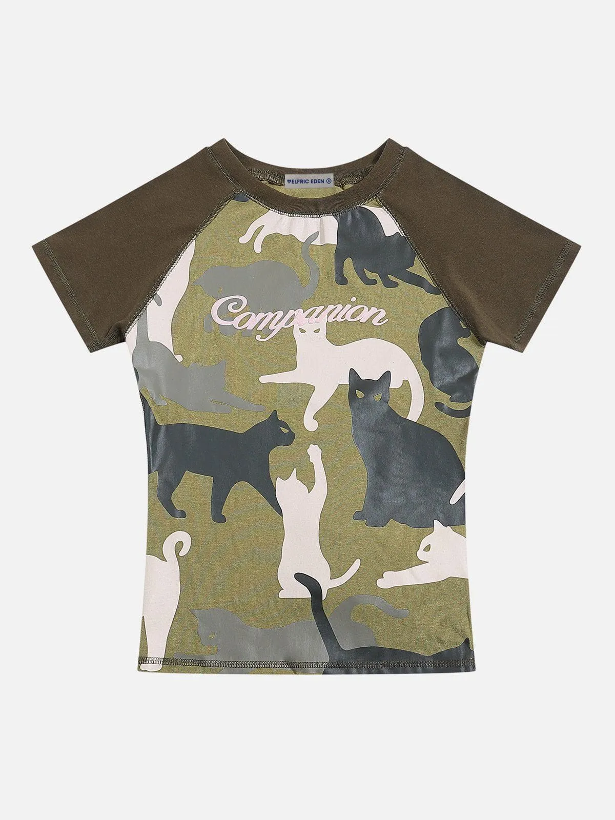 Aelfric Eden Camouflage Cat Print Tee sold by Aelfric Eden