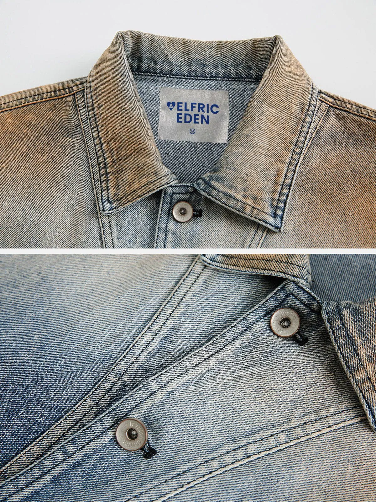 Aelfric Eden Vintage Washed Denim Jacket sold by Aelfric Eden product image thumbnail 3