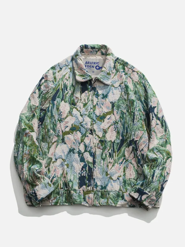 Aelfric Eden Full Print Flower Zip Up Jacket sold by Aelfric Eden