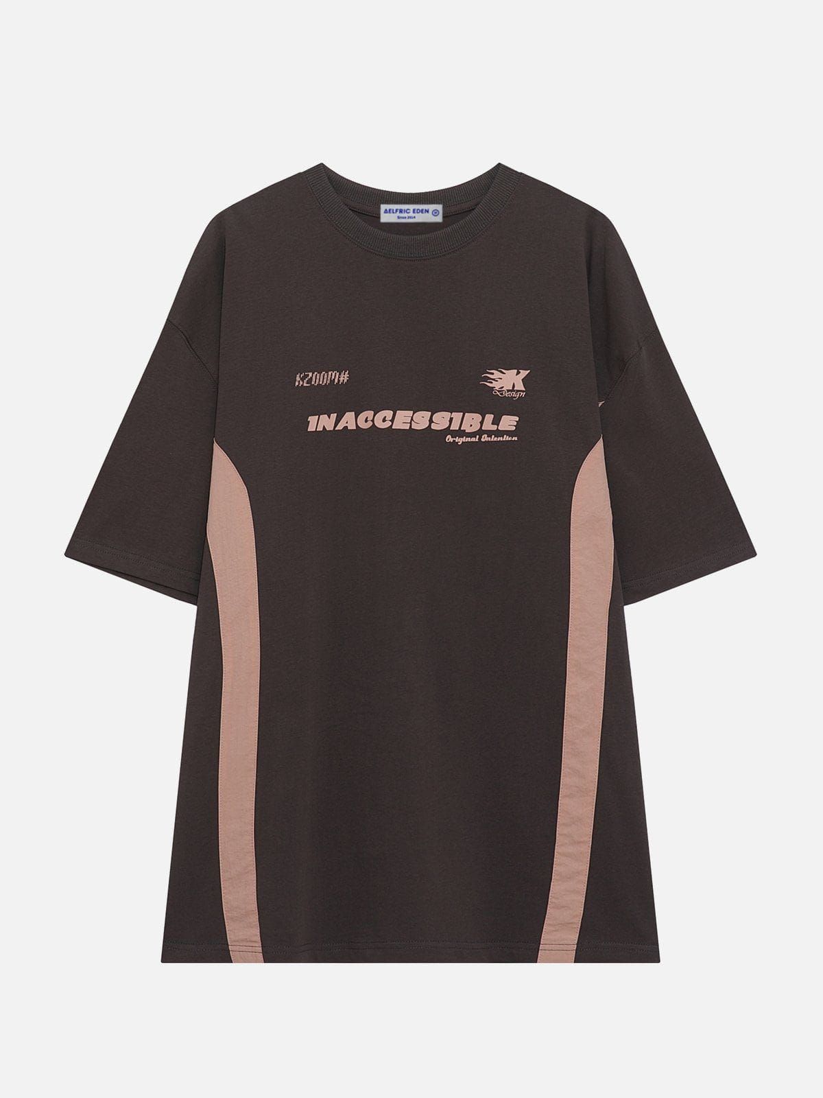 Aelfric Eden Colorblock Letter Print Tee sold by Aelfric Eden product image thumbnail 2