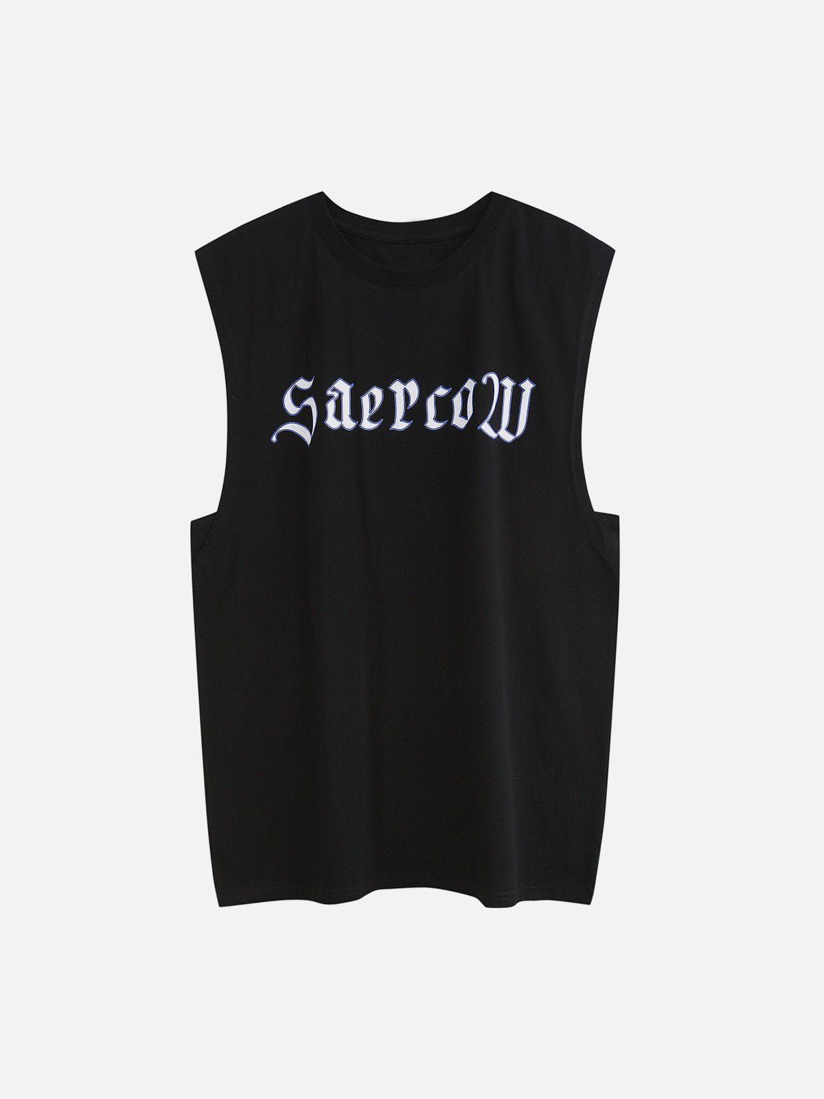 Aelfric Eden Vintage Hip Hop Loose Vest sold by Aelfric Eden product image thumbnail 4