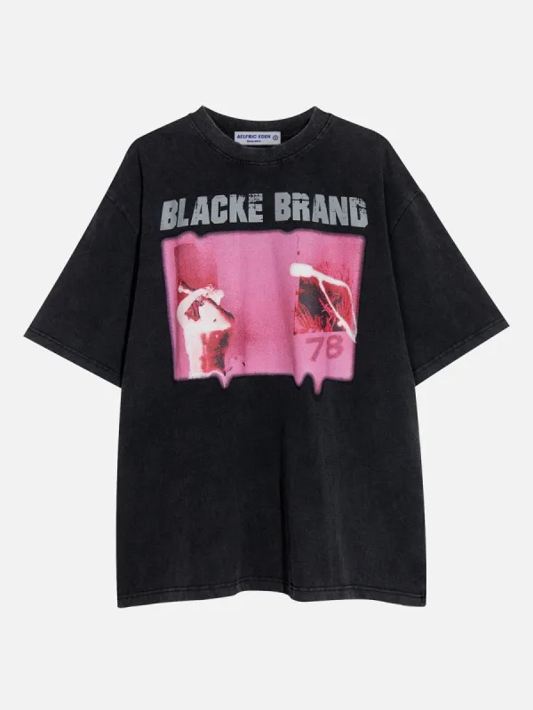 Aelfric Eden Washed Abstraction Print Tee sold by Aelfric Eden