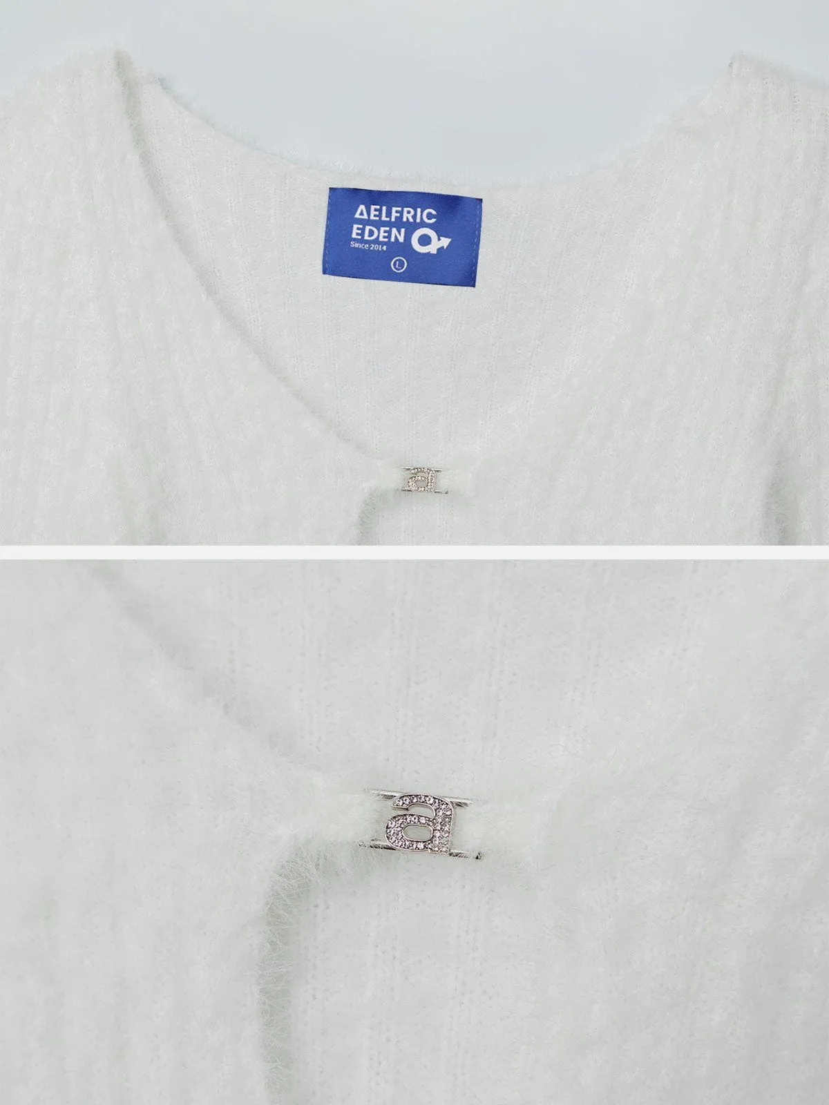 Vintage Solid Knitting Cardigan sold by Aelfric Eden product image thumbnail 4