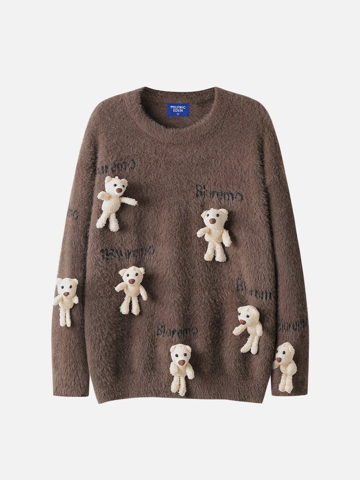 Aelfric Eden Bear Dimensional Pattern Sweater sold by Aelfric Eden product image thumbnail 3
