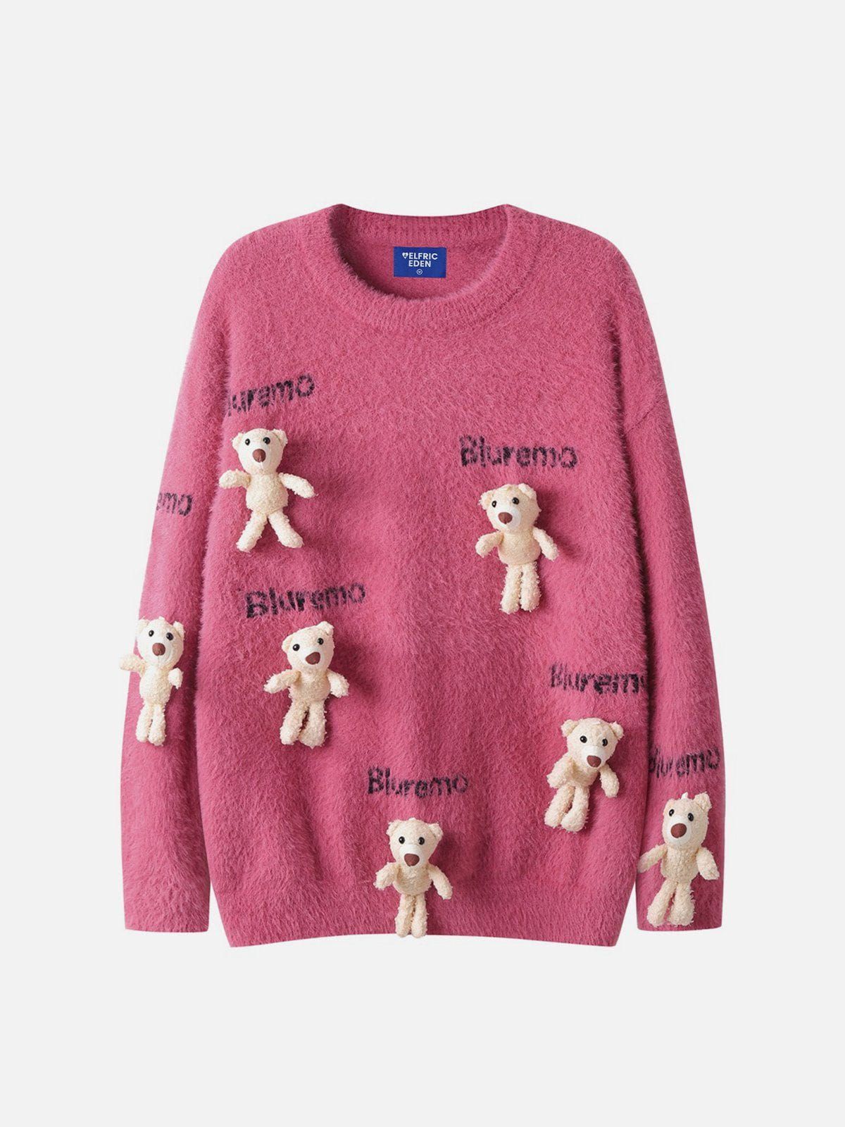 Aelfric Eden Bear Dimensional Pattern Sweater sold by Aelfric Eden product image thumbnail 4