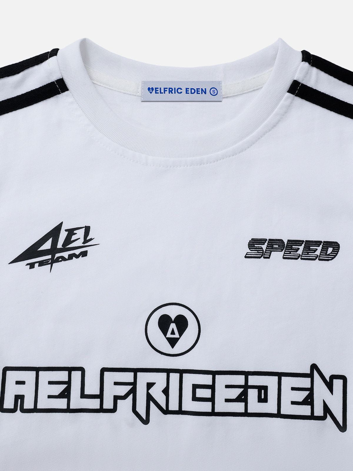 Aelfric Eden Stripe Patchwork Racing Tee sold by Aelfric Eden product image thumbnail 3