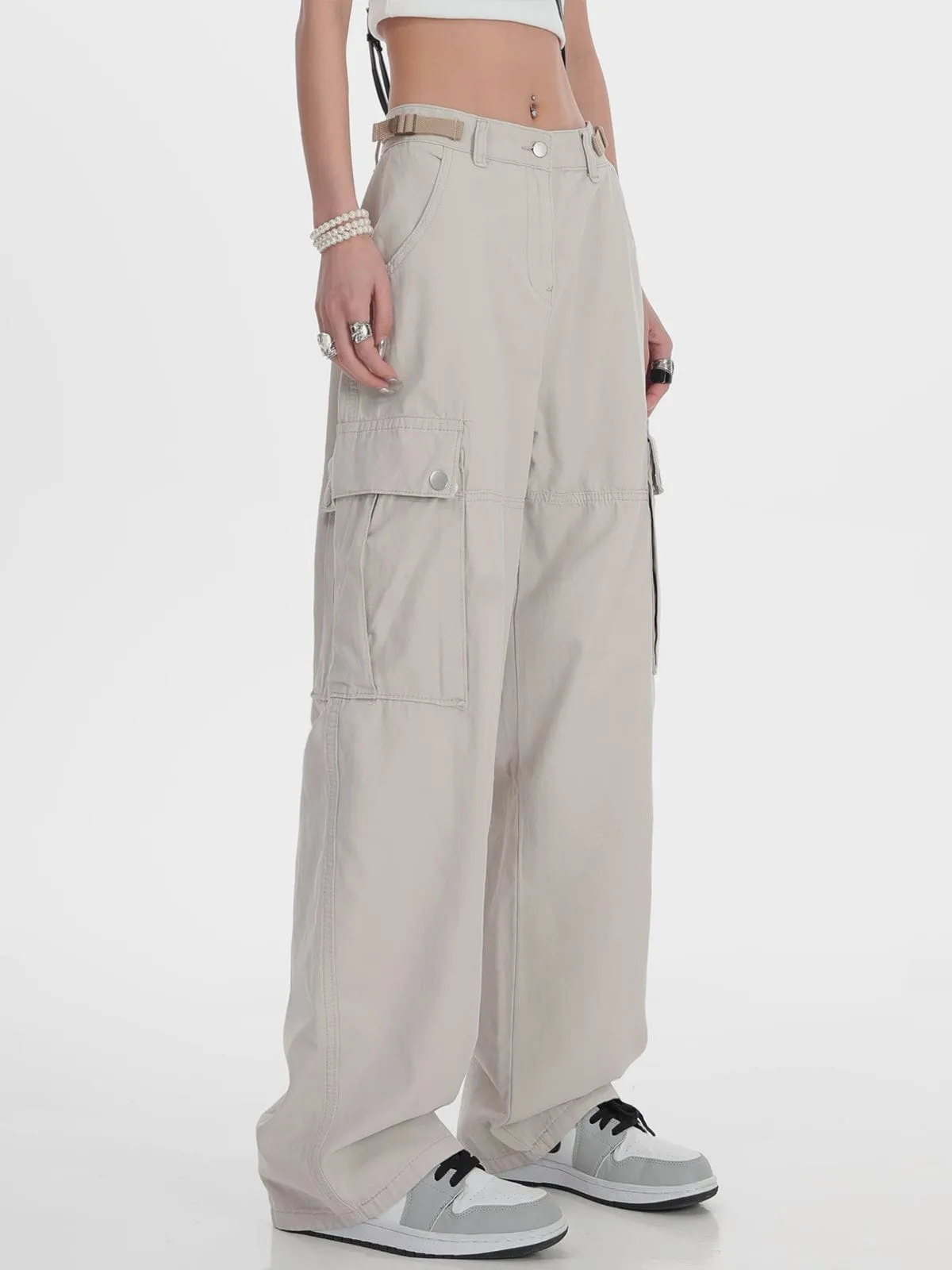 Aelfric Eden Hip Hop Straight Cargo Pants sold by Aelfric Eden product image thumbnail 3