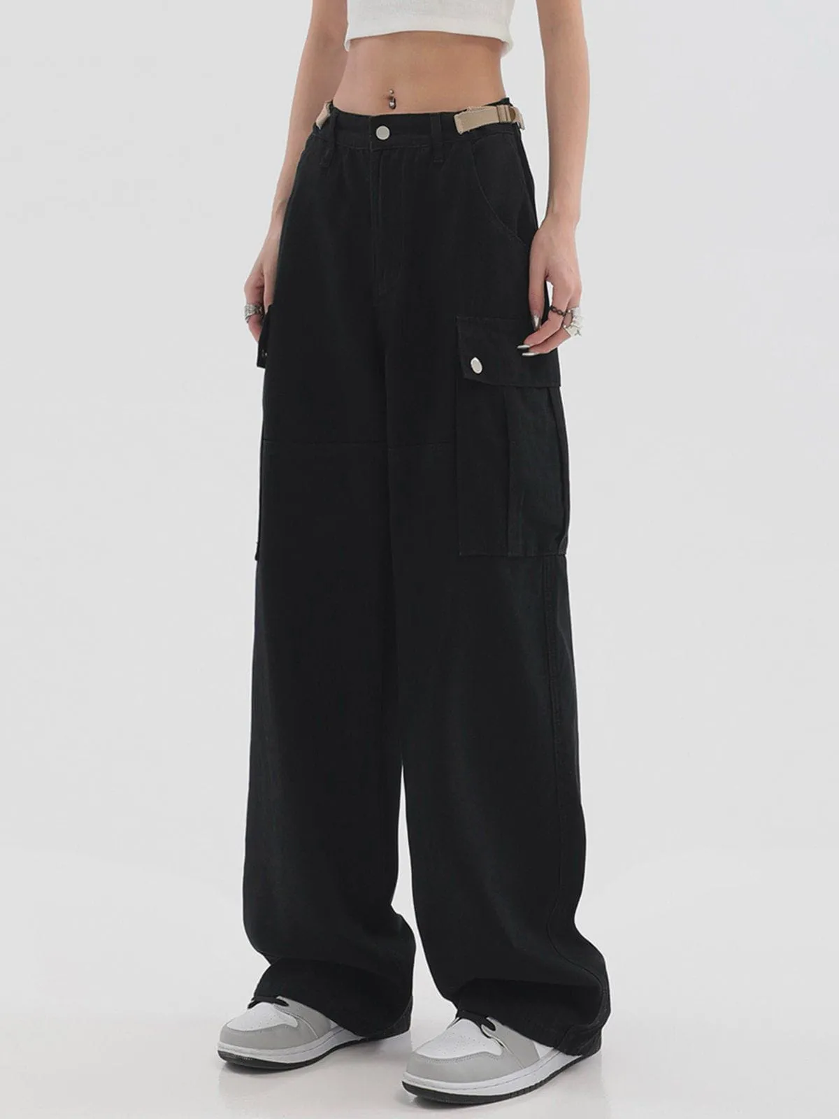Aelfric Eden Hip Hop Straight Cargo Pants sold by Aelfric Eden product image thumbnail 5