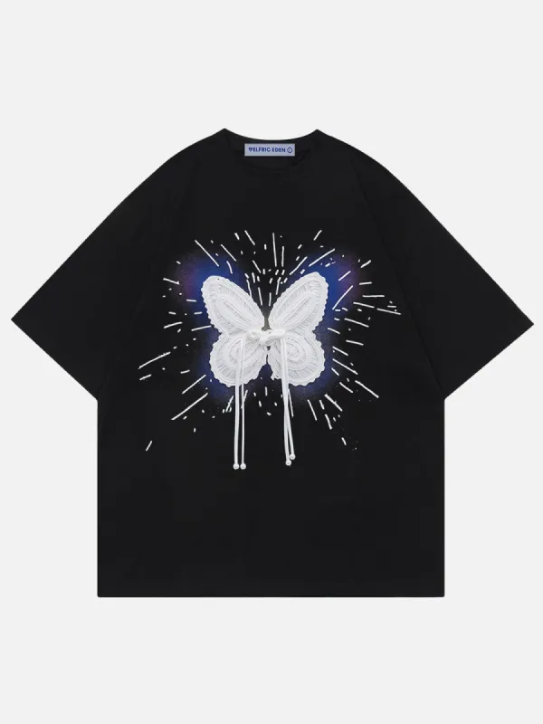 Aelfric Eden Woven Ribbon Butterfly Tee sold by Aelfric Eden
