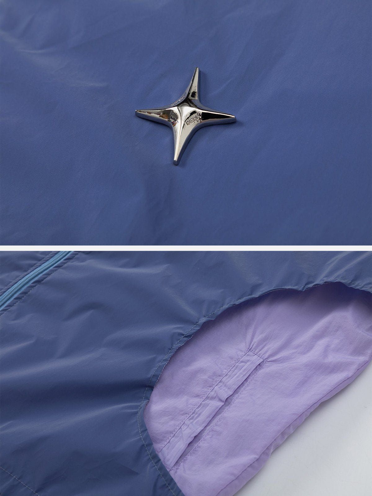 Aelfric Eden Color Blocking Distressed Anorak sold by Aelfric Eden product image thumbnail 5