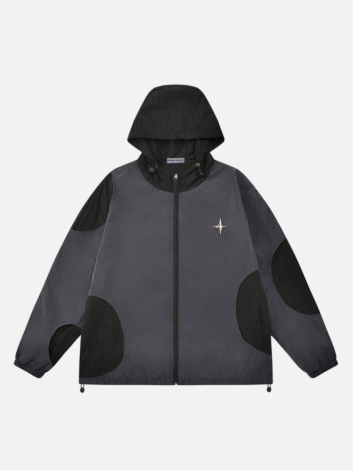 Aelfric Eden Color Blocking Distressed Anorak sold by Aelfric Eden