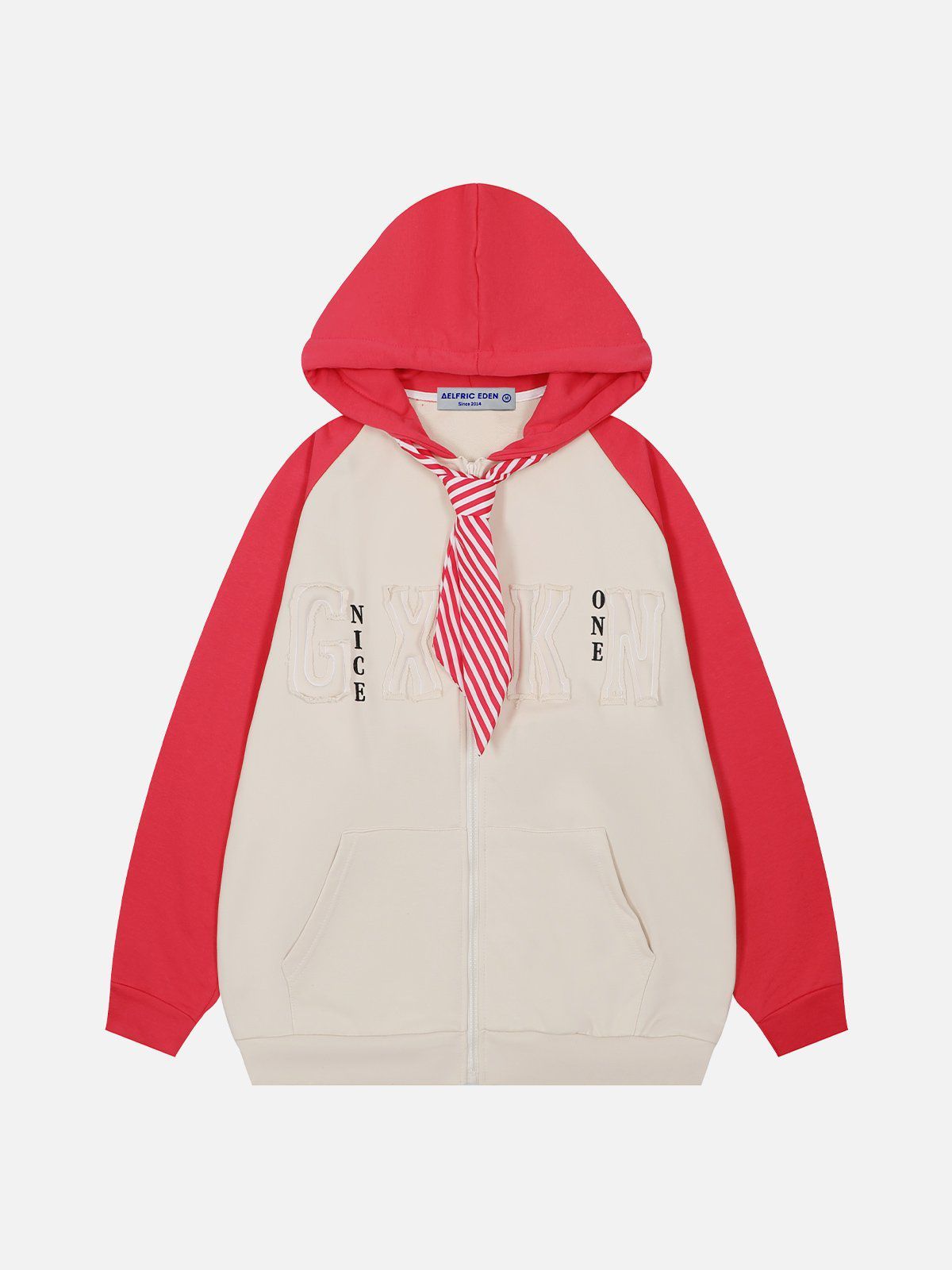 Aelfric Eden Vintage Stripe Tie Hoodie sold by Aelfric Eden product image thumbnail 2