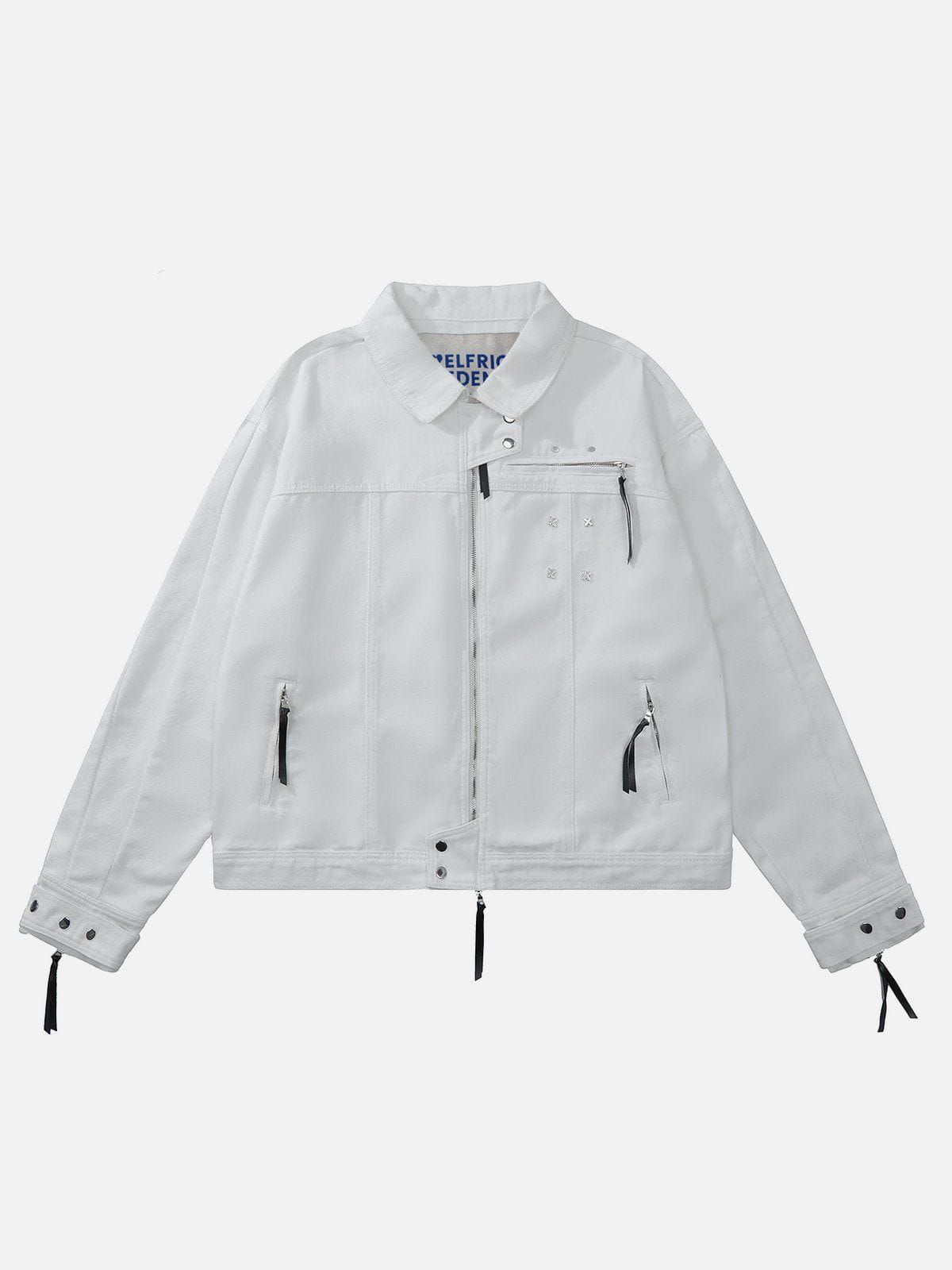 Aelfric Eden Multi Zip Up Denim Jacket sold by Aelfric Eden