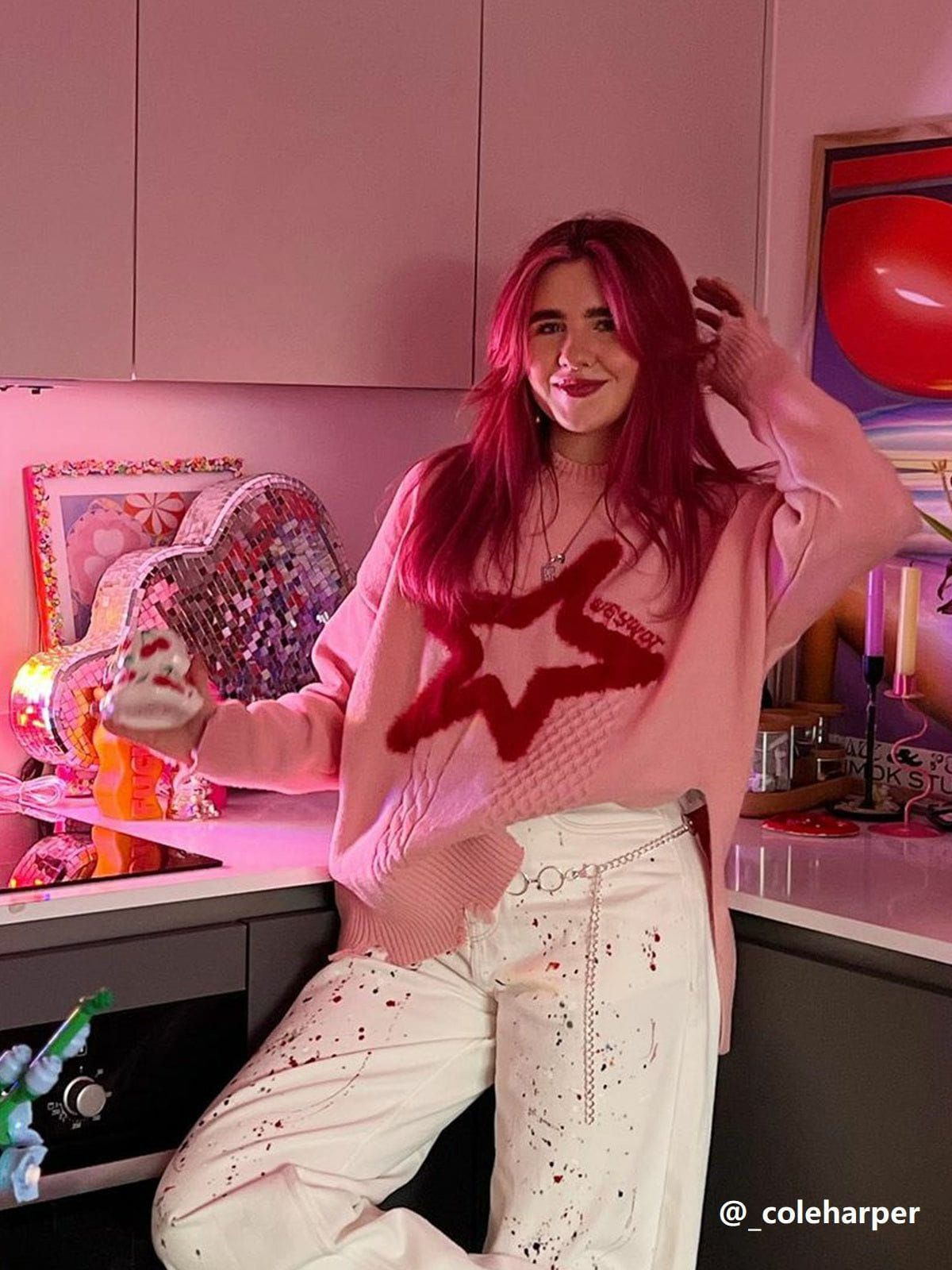 Aelfric Eden Star Embroidery Sweater sold by Aelfric Eden