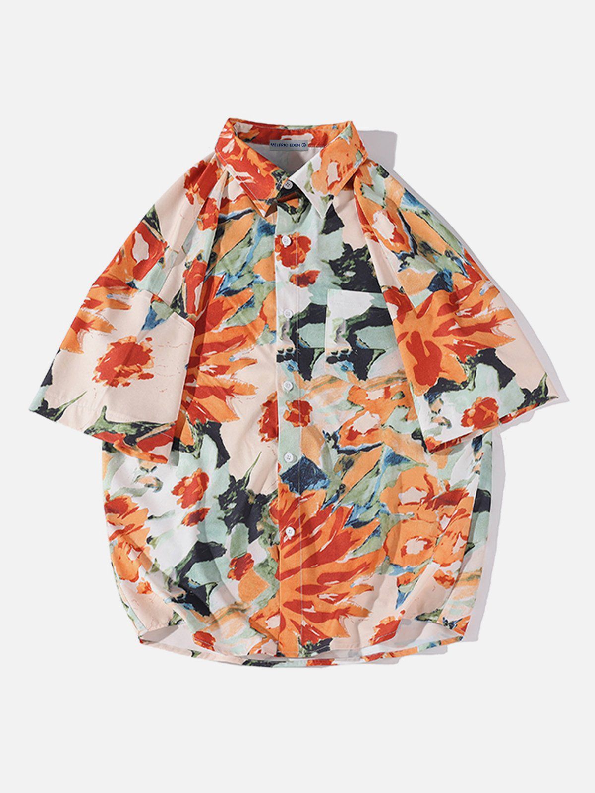 Aelfric Eden Flowers Print Short Sleeve Shirt sold by Aelfric Eden