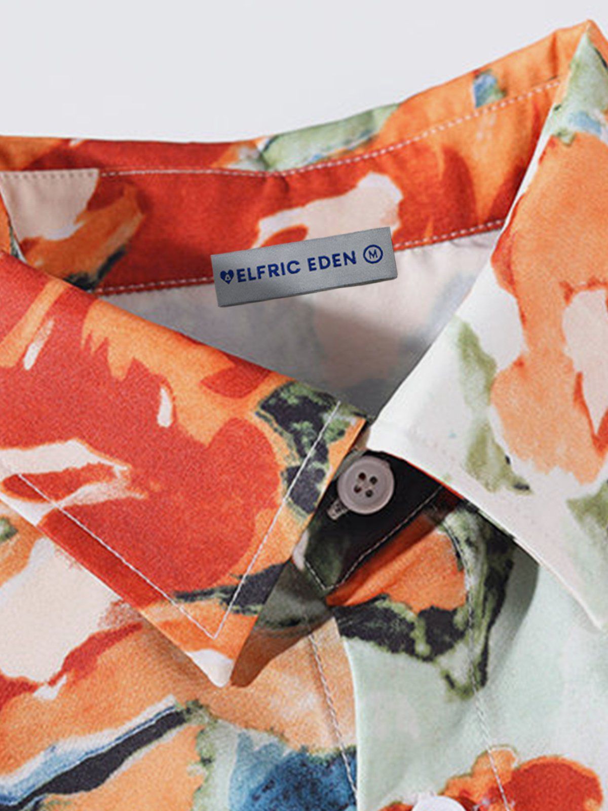 Aelfric Eden Flowers Print Short Sleeve Shirt sold by Aelfric Eden product image thumbnail 3