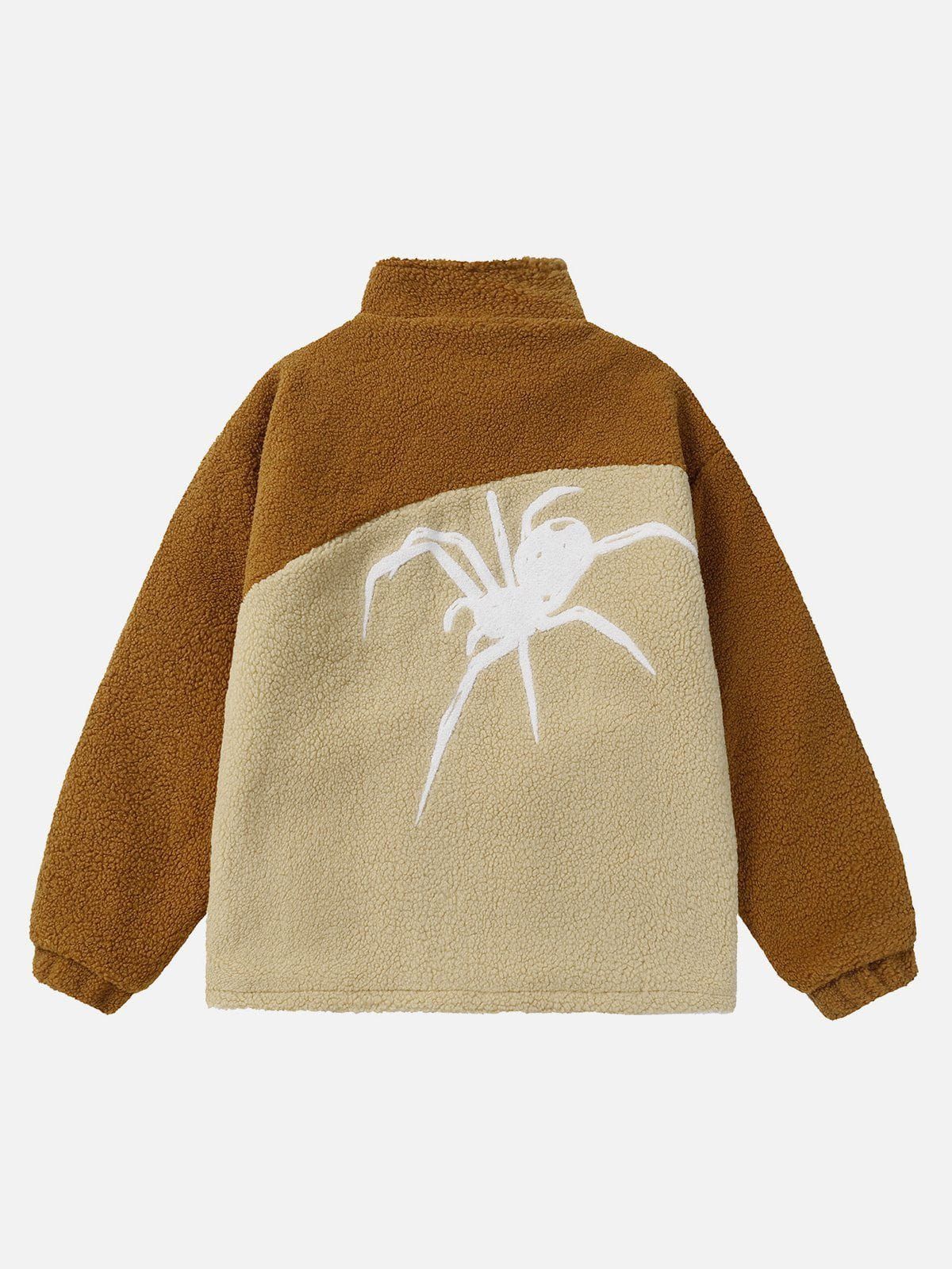 Aelfric Eden Color Blocking Spider Sherpa Coat sold by Aelfric Eden product image thumbnail 2