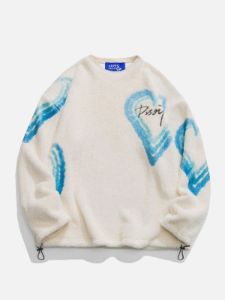 Aelfric Eden Plush Heart Knit Sweater sold by Aelfric Eden