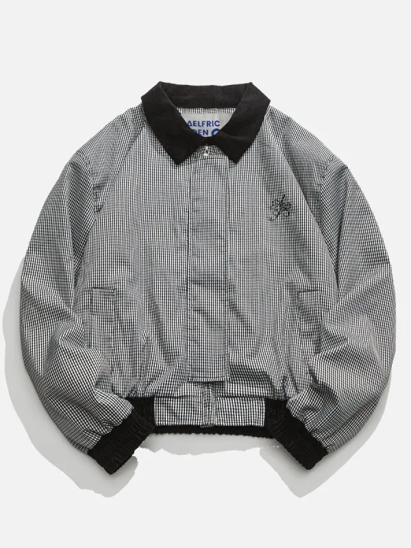 Vintage Plaid Zip Up Jacket sold by Aelfric Eden