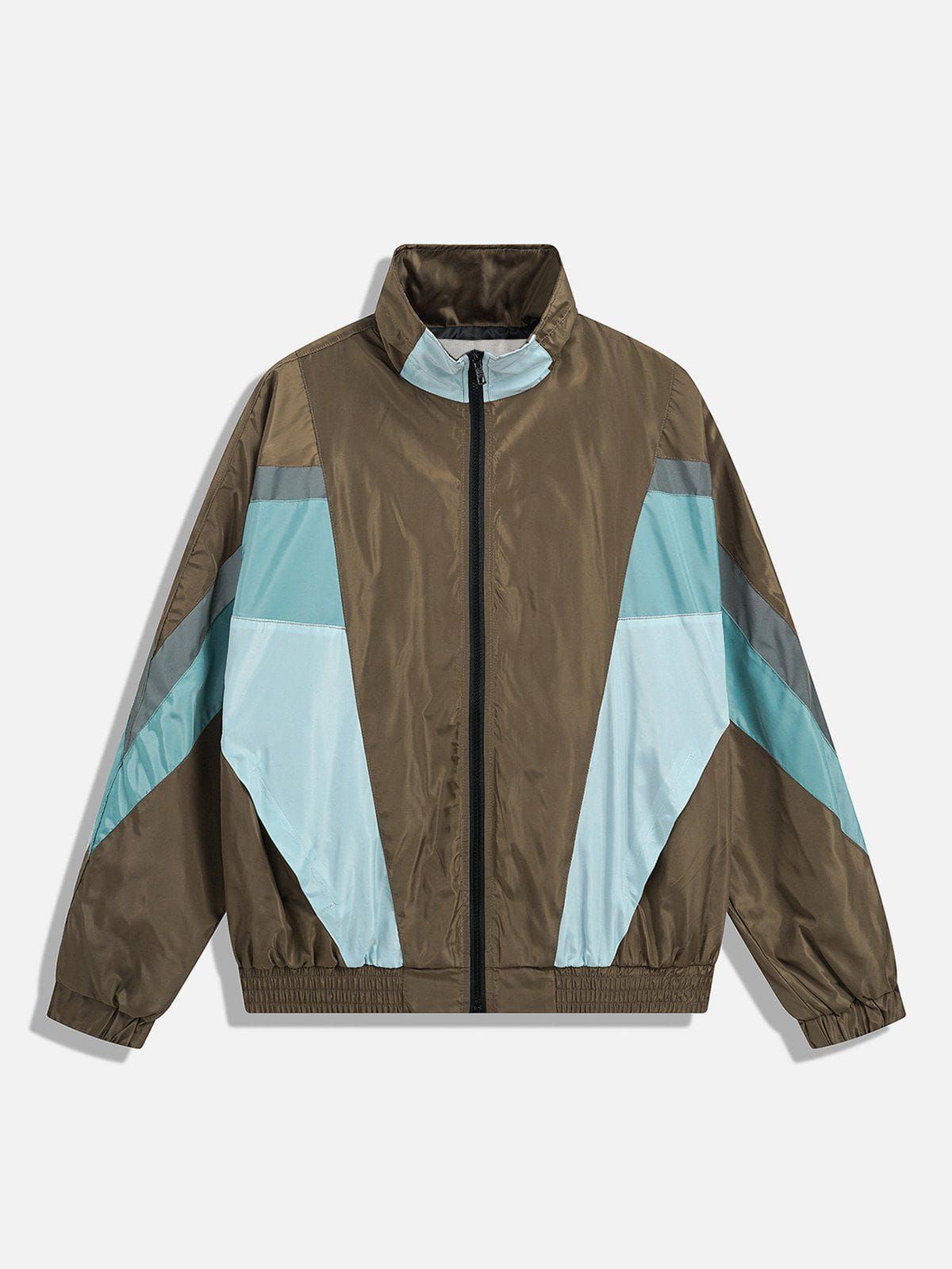 Aelfric Eden Reflective Striped Patchwork Jacket sold by Aelfric Eden product image thumbnail 3