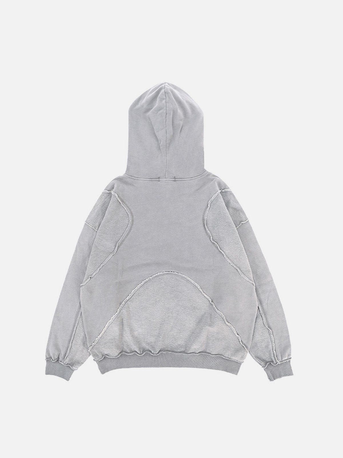 Aelfric Eden Deconstructive Design Fringe Patchwork Hoodie sold by Aelfric Eden product image thumbnail 3