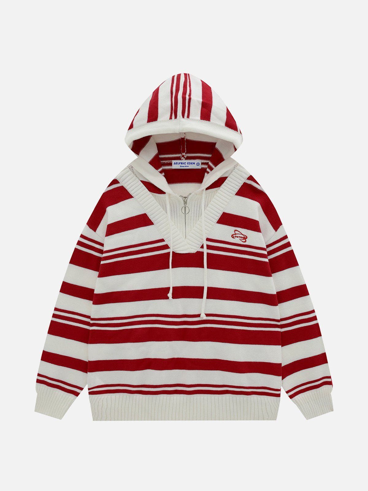 Aelfric Eden Stripes Knitting Hoodie sold by Aelfric Eden product image thumbnail 2