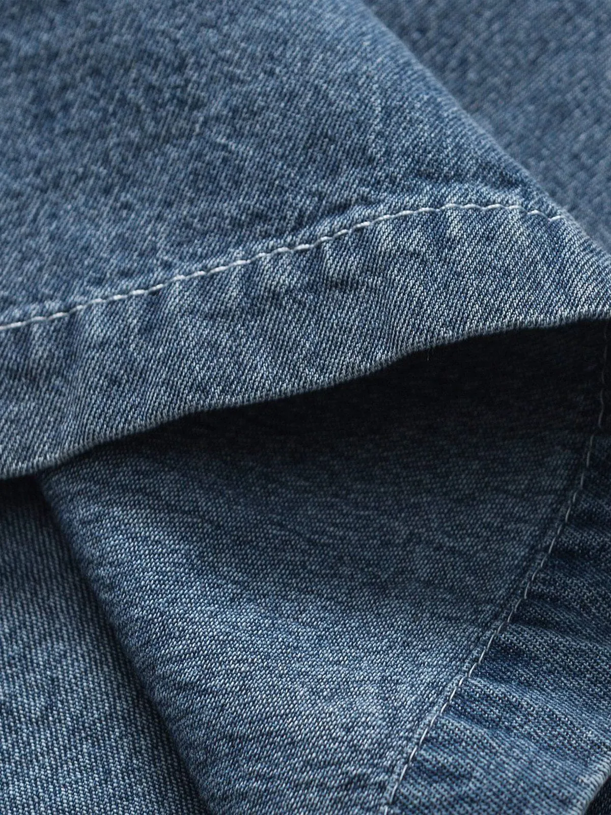 Aelfric Eden Gradient Denim Polo Tee sold by Aelfric Eden product image thumbnail 4