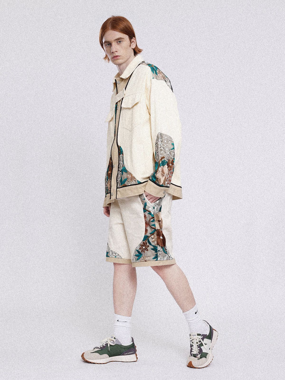 Aelfric Eden Vintage Floral Embroidery Stitching Jacket sold by Aelfric Eden product image thumbnail 2