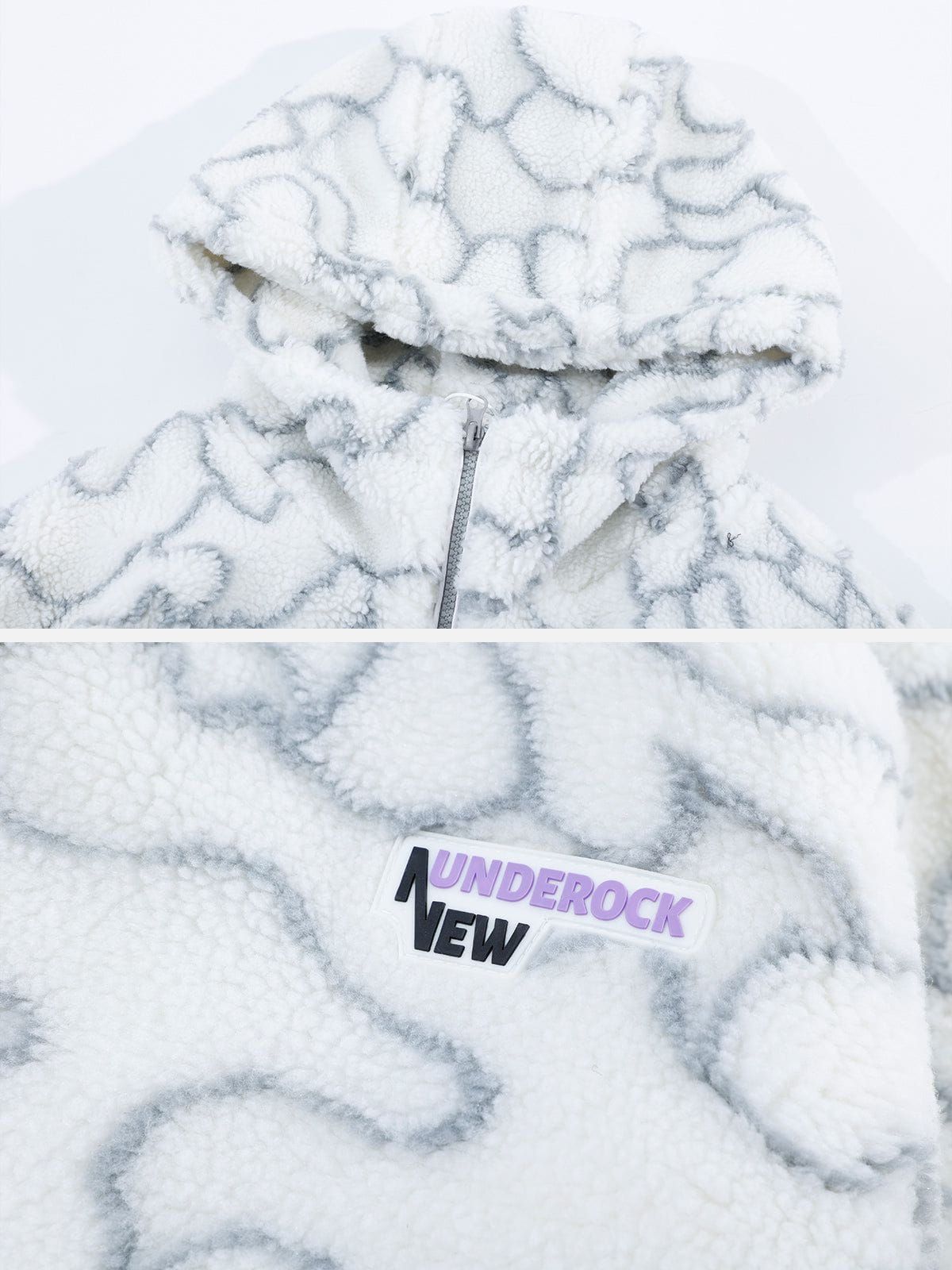 Aelfric Eden Line Sherpa Hooded Coat sold by Aelfric Eden product image thumbnail 5