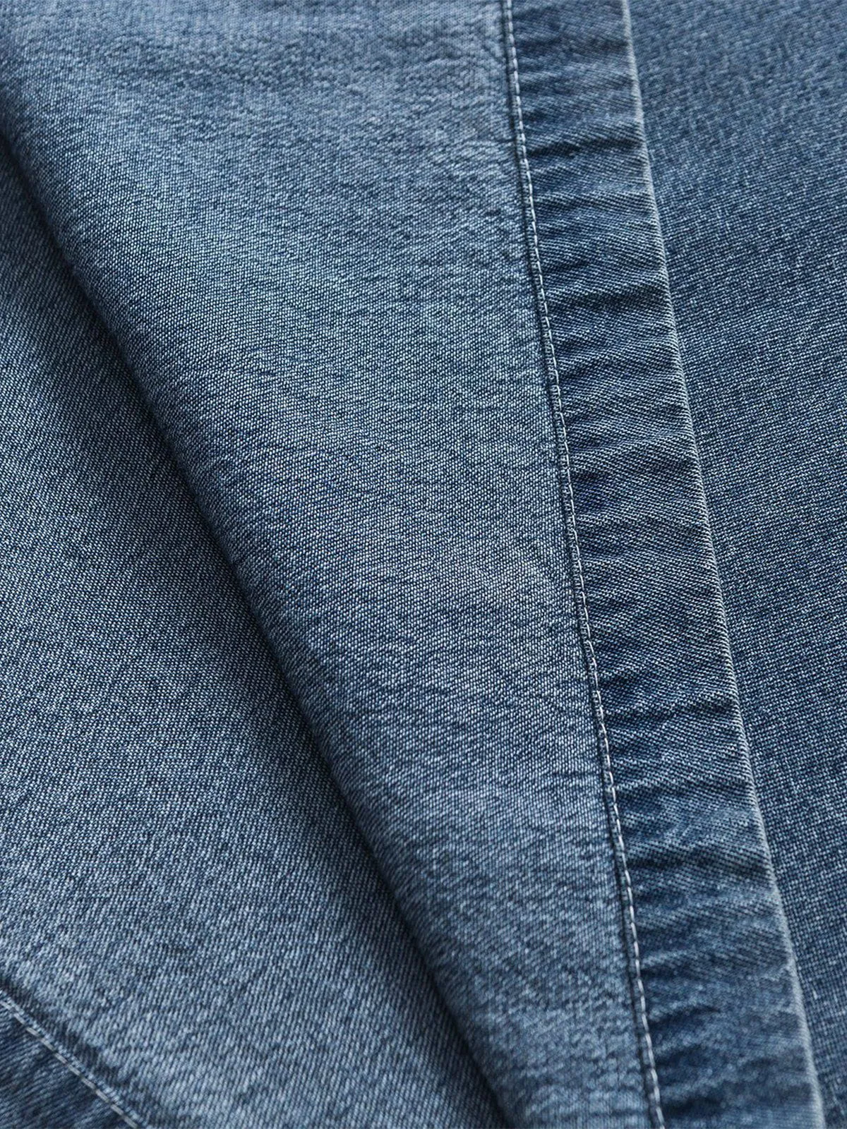 Aelfric Eden Gradient Denim Polo Tee sold by Aelfric Eden product image thumbnail 5