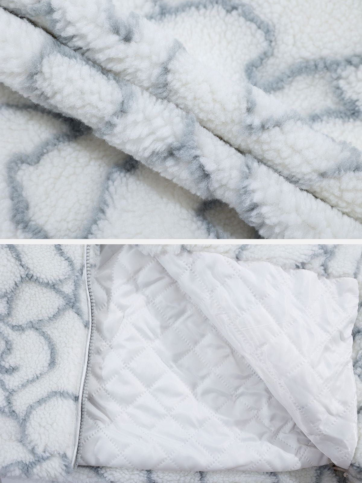 Aelfric Eden Line Sherpa Hooded Coat sold by Aelfric Eden product image thumbnail 3