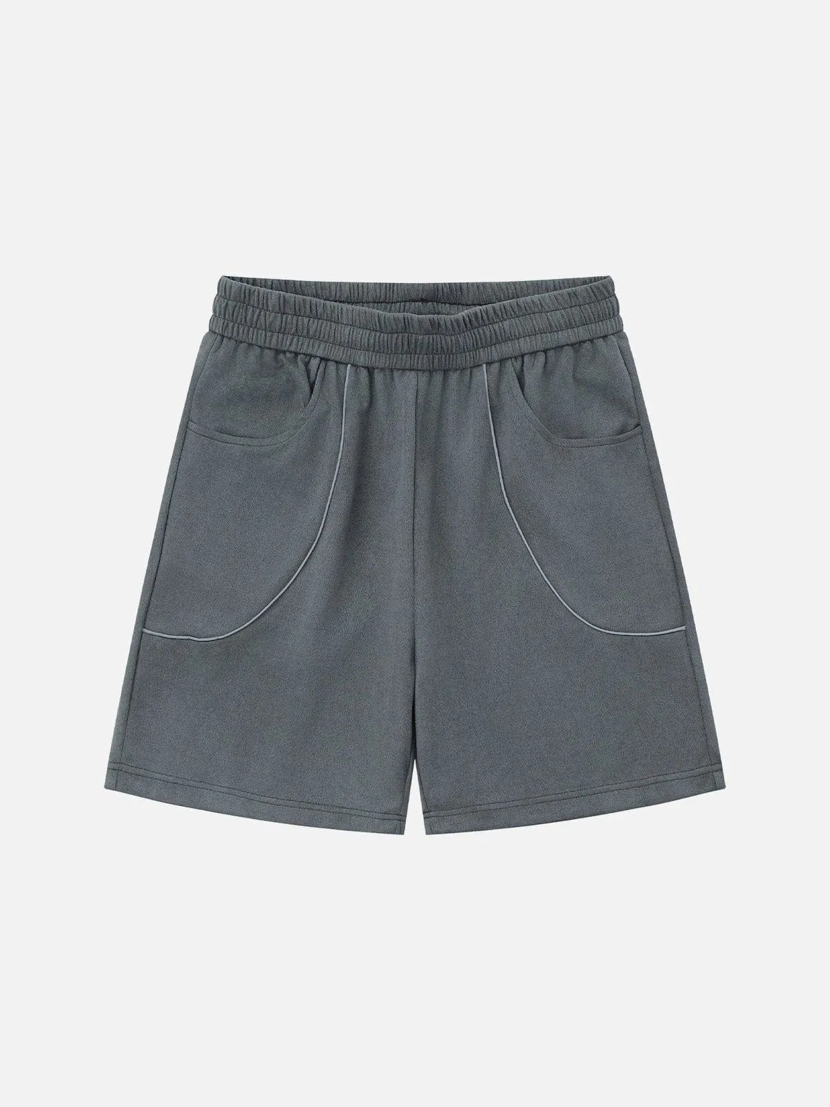 Aelfric Eden Reflective Strip Suede Shorts sold by Aelfric Eden product image thumbnail 3