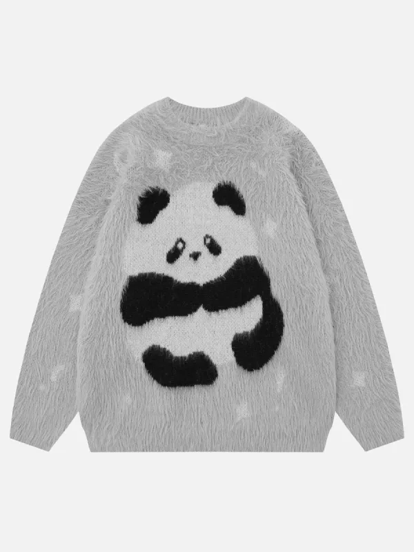 Aelfric Eden Mink Hair Panda Sweater sold by Aelfric Eden