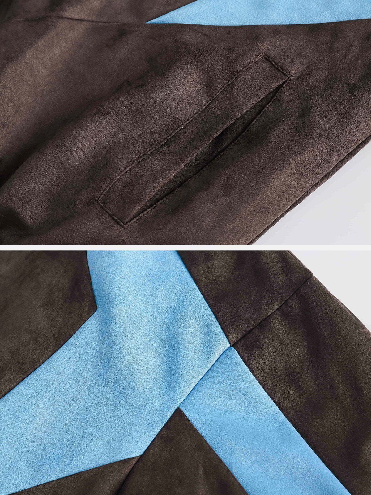 Aelfric Eden Patchwork Stand Collar Jacket sold by Aelfric Eden product image thumbnail 3