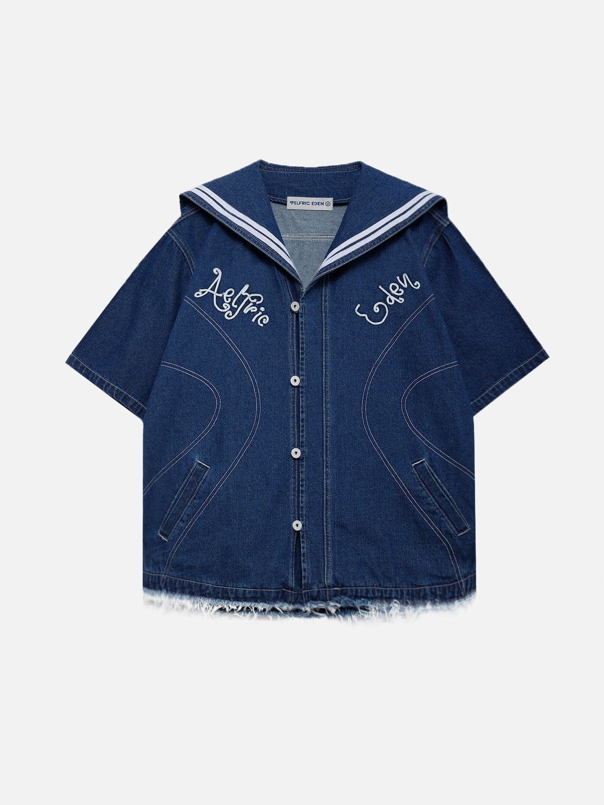 Aelfric Eden Sailor Collar Short Sleeve Shirt sold by Aelfric Eden