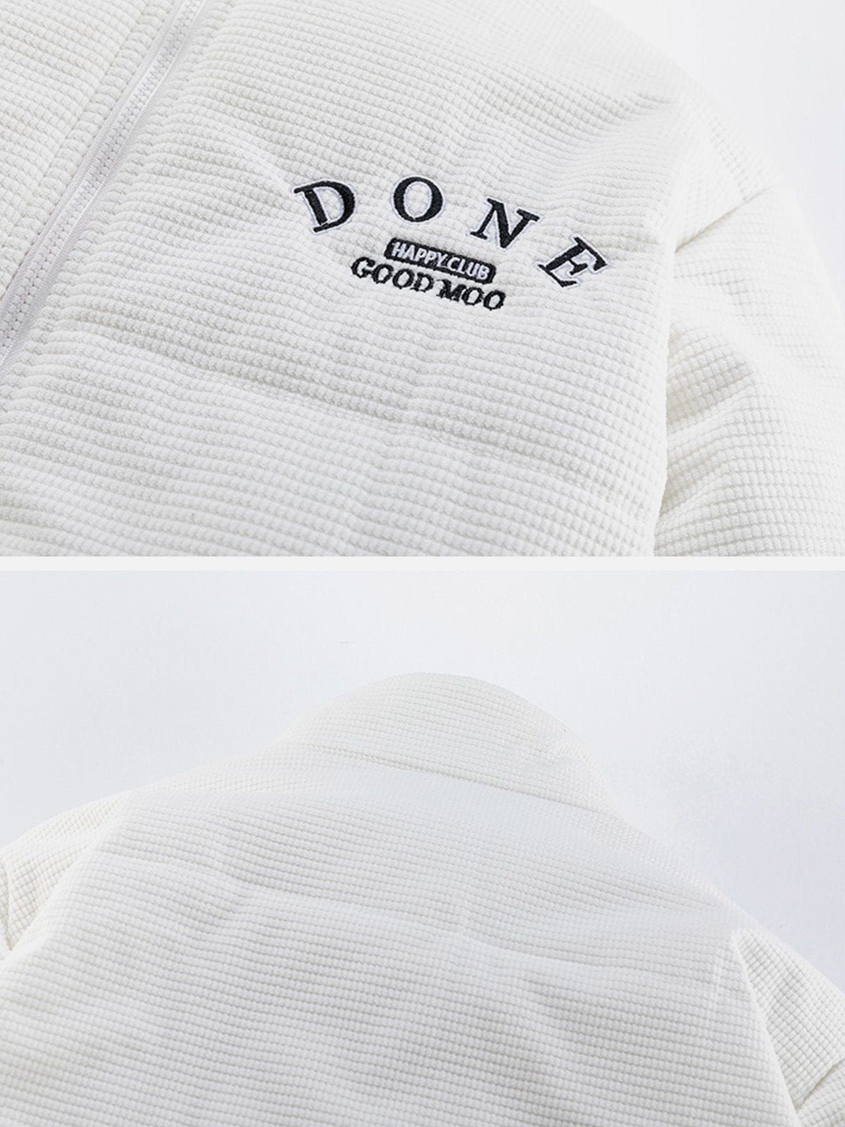 Aelfric Eden Solid Corduroy Embroidered Winter Coat sold by Aelfric Eden product image thumbnail 9