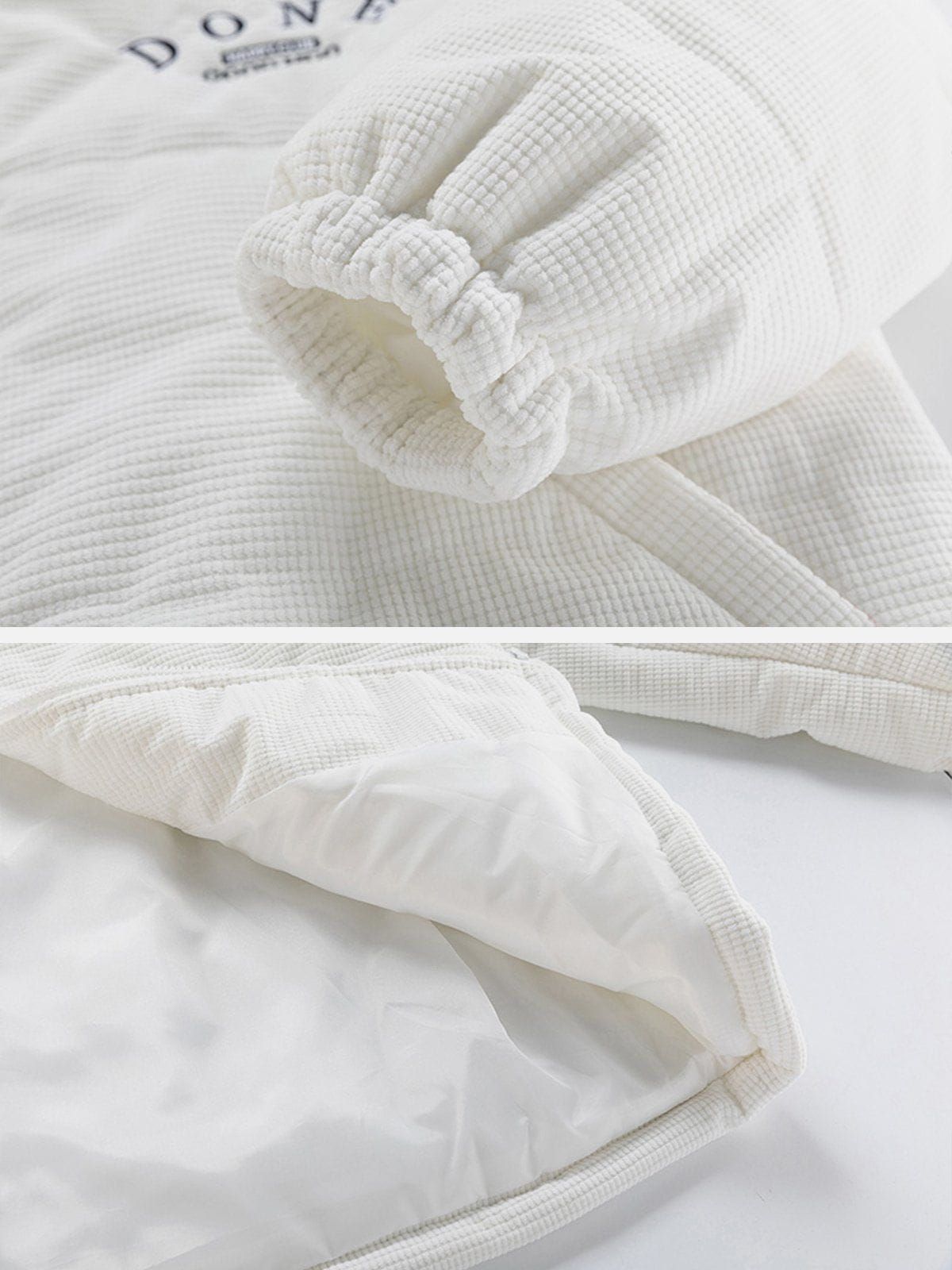 Aelfric Eden Solid Corduroy Embroidered Winter Coat sold by Aelfric Eden product image thumbnail 7