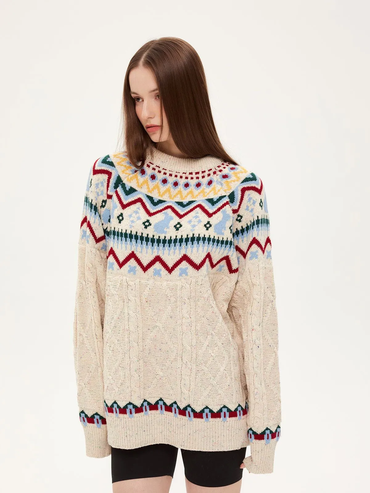 Aelfric Eden Fair Isle Knit Sweater sold by Aelfric Eden product image thumbnail 2