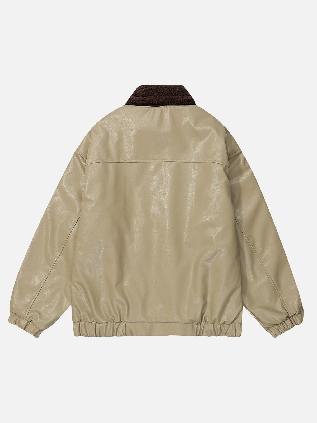 Aelfric Eden Patchwork Faux Leather Coat sold by Aelfric Eden product image thumbnail 3