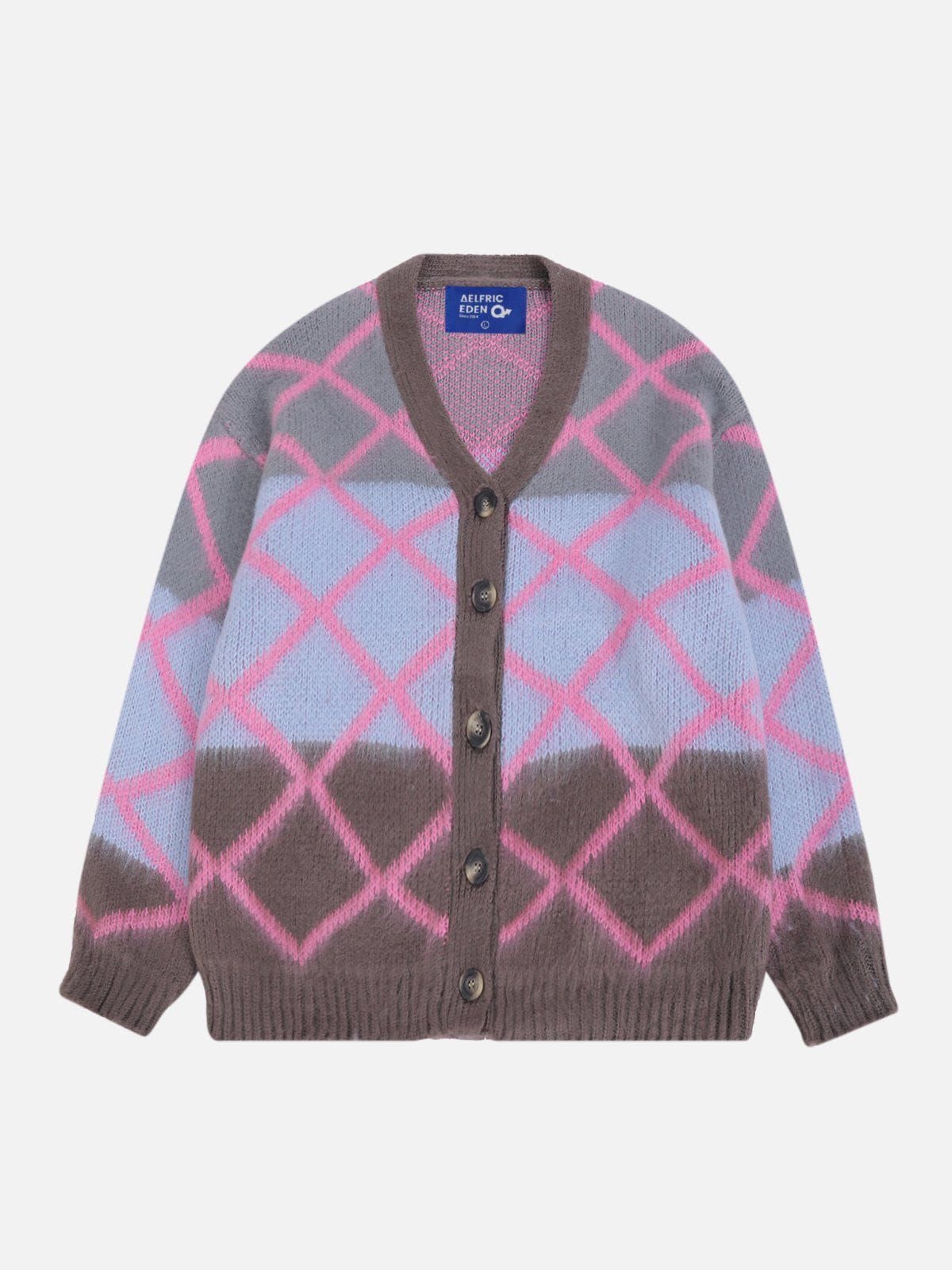 Aelfric Eden Stripe Plaid Cardigan sold by Aelfric Eden product image thumbnail 2