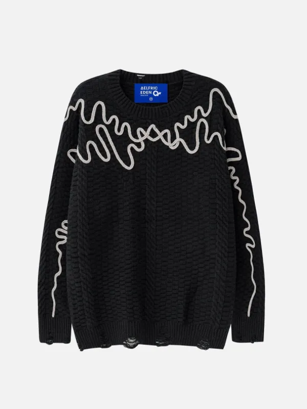 Aelfric Eden Rope Embroidery Sweater sold by Aelfric Eden