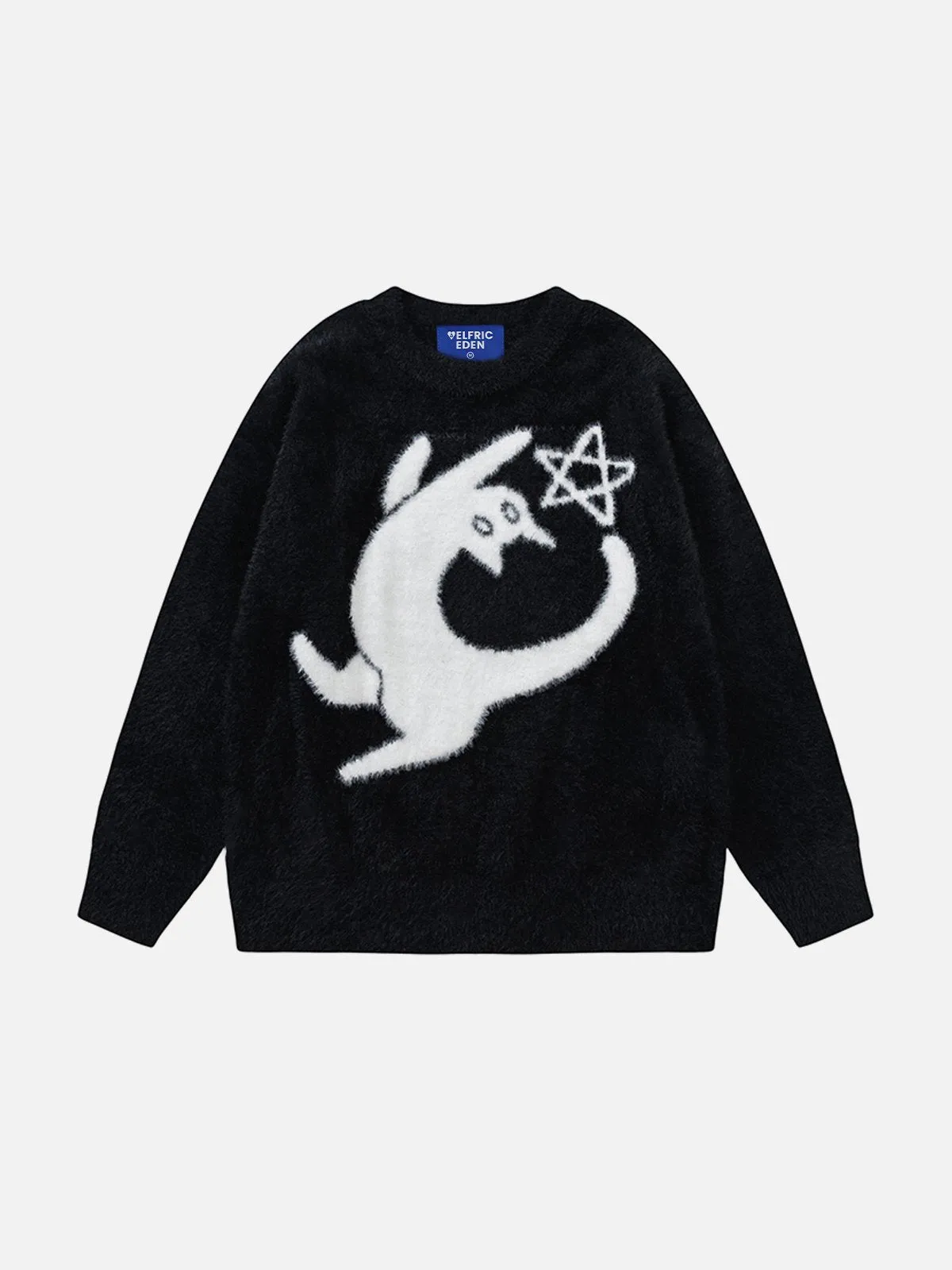 Aelfric Eden Cat Star Graphic Sweater sold by Aelfric Eden product image thumbnail 2
