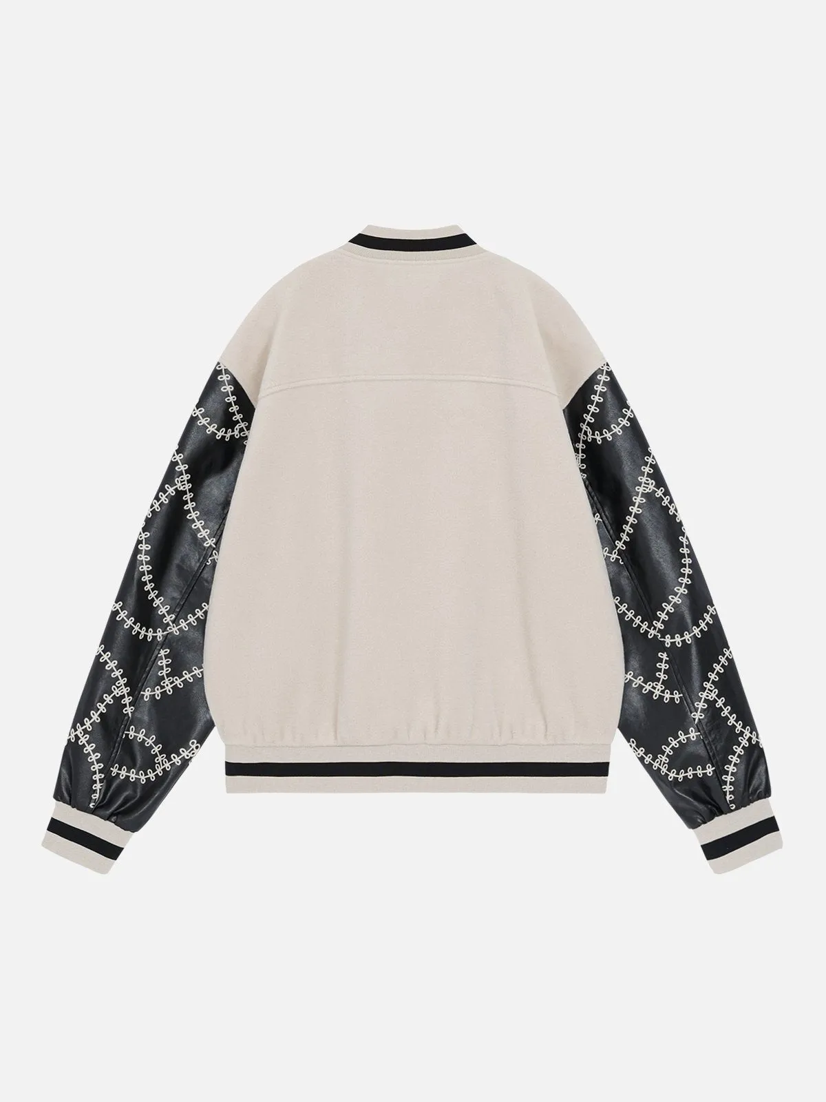 Aelfric Eden Flower Embroidery Varsity Jacket sold by Aelfric Eden product image thumbnail 3