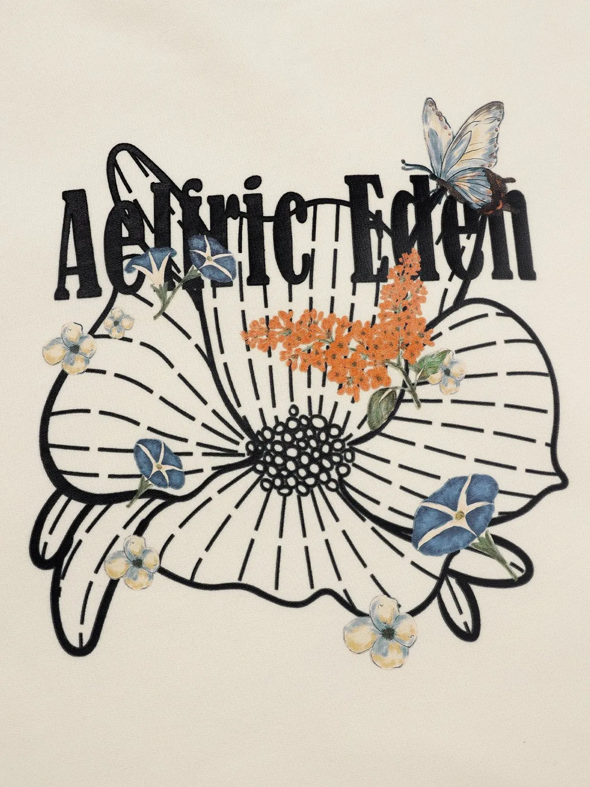 Aelfric Eden Floral Graphic Sweatshirt sold by Aelfric Eden product image thumbnail 4