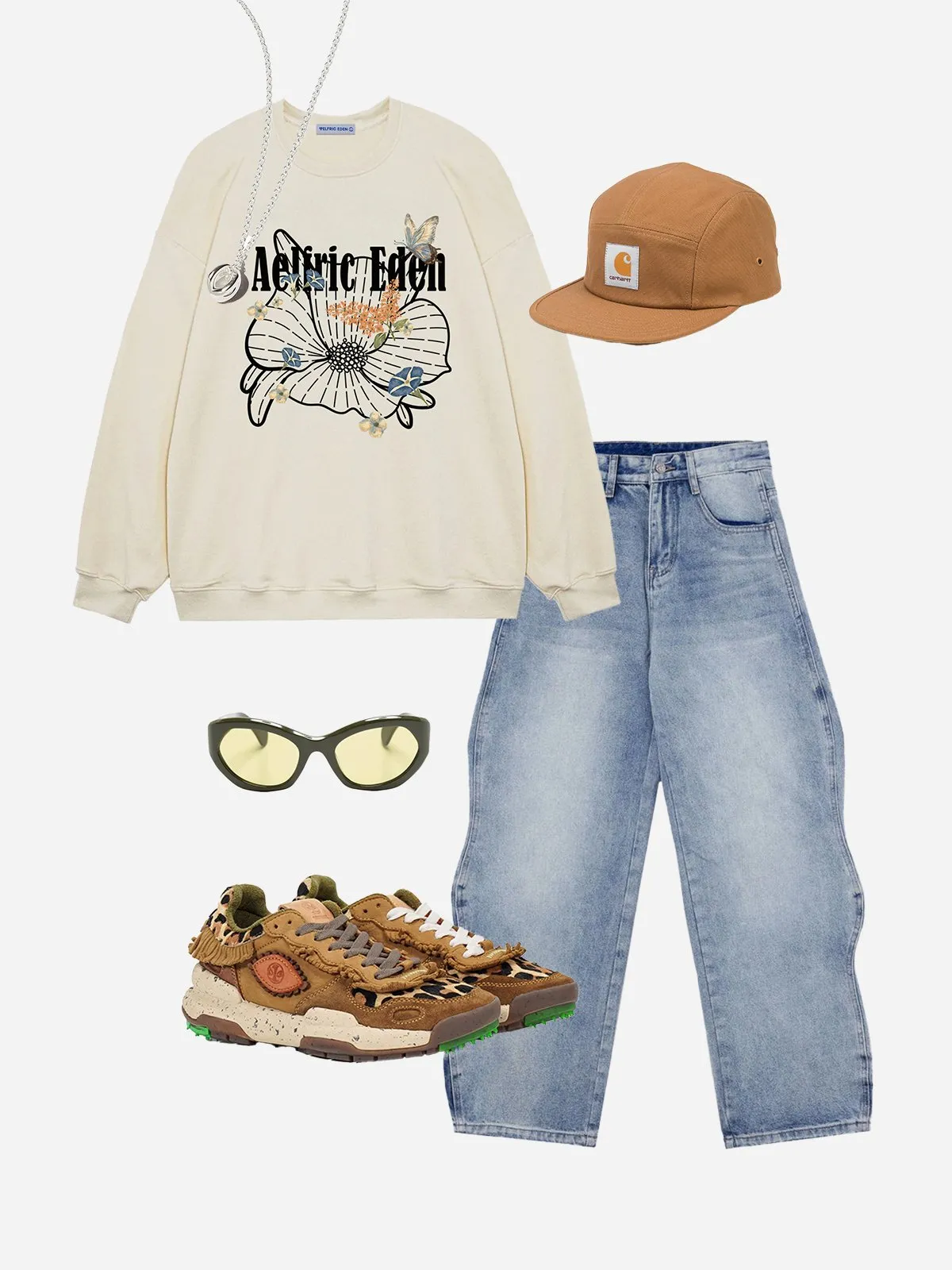 Aelfric Eden Floral Graphic Sweatshirt sold by Aelfric Eden product image thumbnail 2