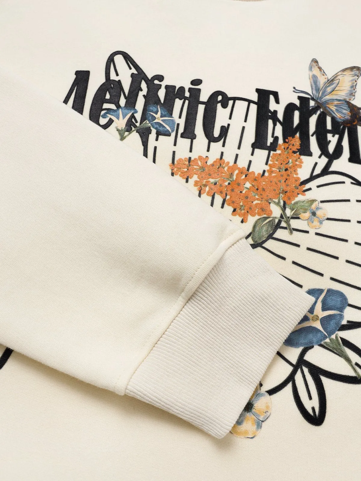 Aelfric Eden Floral Graphic Sweatshirt sold by Aelfric Eden product image thumbnail 5