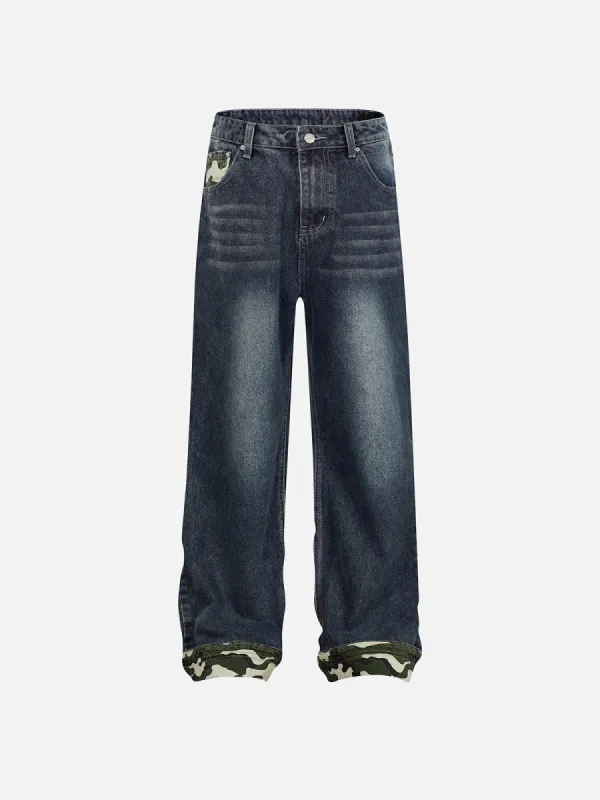 Aelfric Eden Camouflage Cuffed Jeans sold by Aelfric Eden