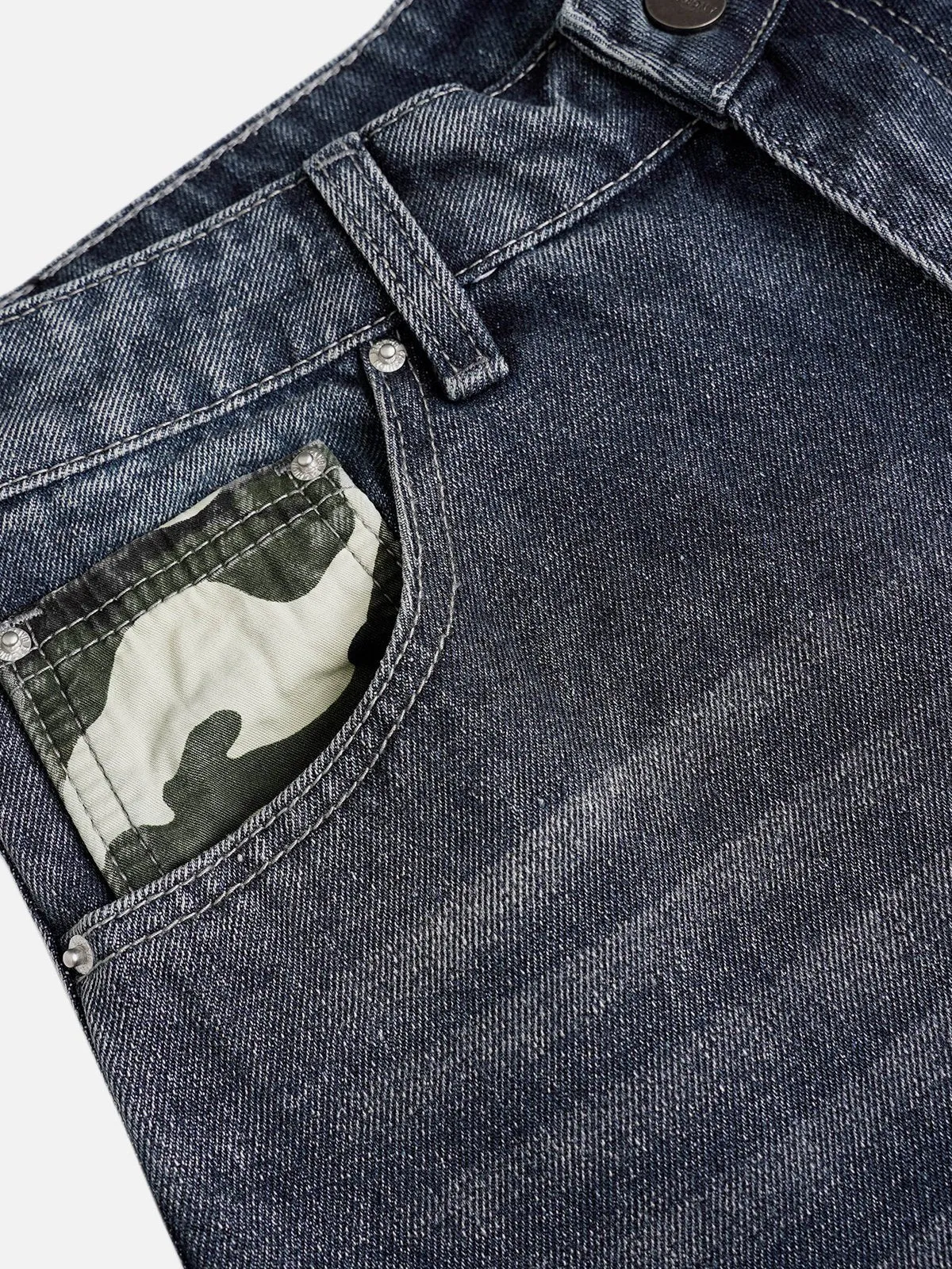 Aelfric Eden Camouflage Cuffed Jeans sold by Aelfric Eden product image thumbnail 5