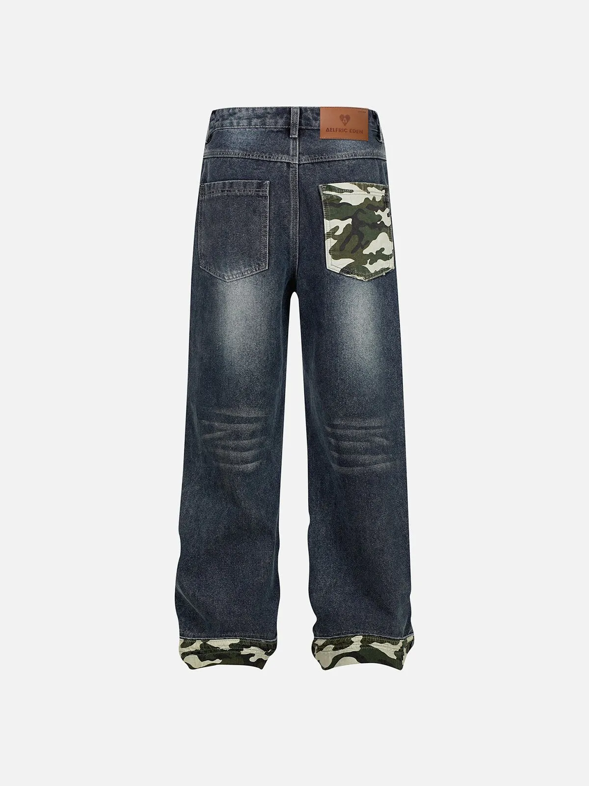 Aelfric Eden Camouflage Cuffed Jeans sold by Aelfric Eden product image thumbnail 3